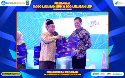 SMK Ponpes International Millenial Model PGRI 1 Mejayan Resmi Terima Surat Keputusan Program Kebekerjaan Luar Negeri (3+1)