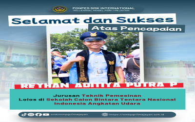 Lulusan SMK International Millenial Model PGRI 1 Mejayan Lolos Secaba TNI AU